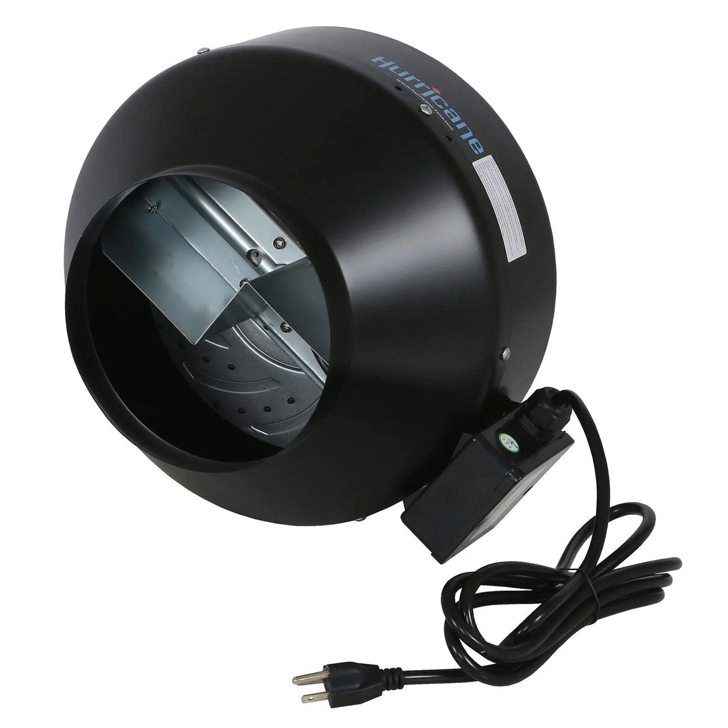 Hurricane 8" Commercial Grade Inline Wall Fan For HVAC & Ventilation (2 Pack)