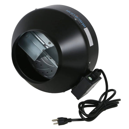 Hurricane 8" Commercial Grade Inline Wall Fan For HVAC & Ventilation (2 Pack)