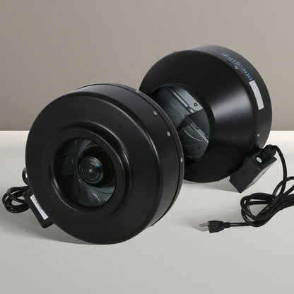 Hurricane 8" Commercial Grade Inline Wall Fan For HVAC & Ventilation (2 Pack)