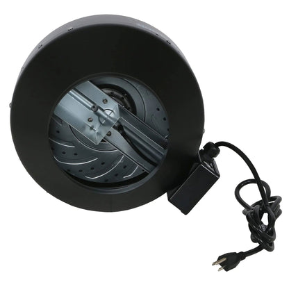 Hurricane 8" Commercial Grade Inline Wall Fan For HVAC & Ventilation (2 Pack)