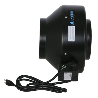 Hurricane 8" Commercial Grade Inline Wall Fan For HVAC & Ventilation (2 Pack)