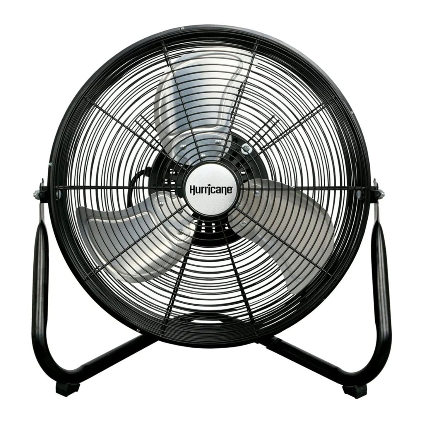 Hurricane Pro Series 16" High Velocity Metal Orbital Floor Fan, Black (2 Pack)