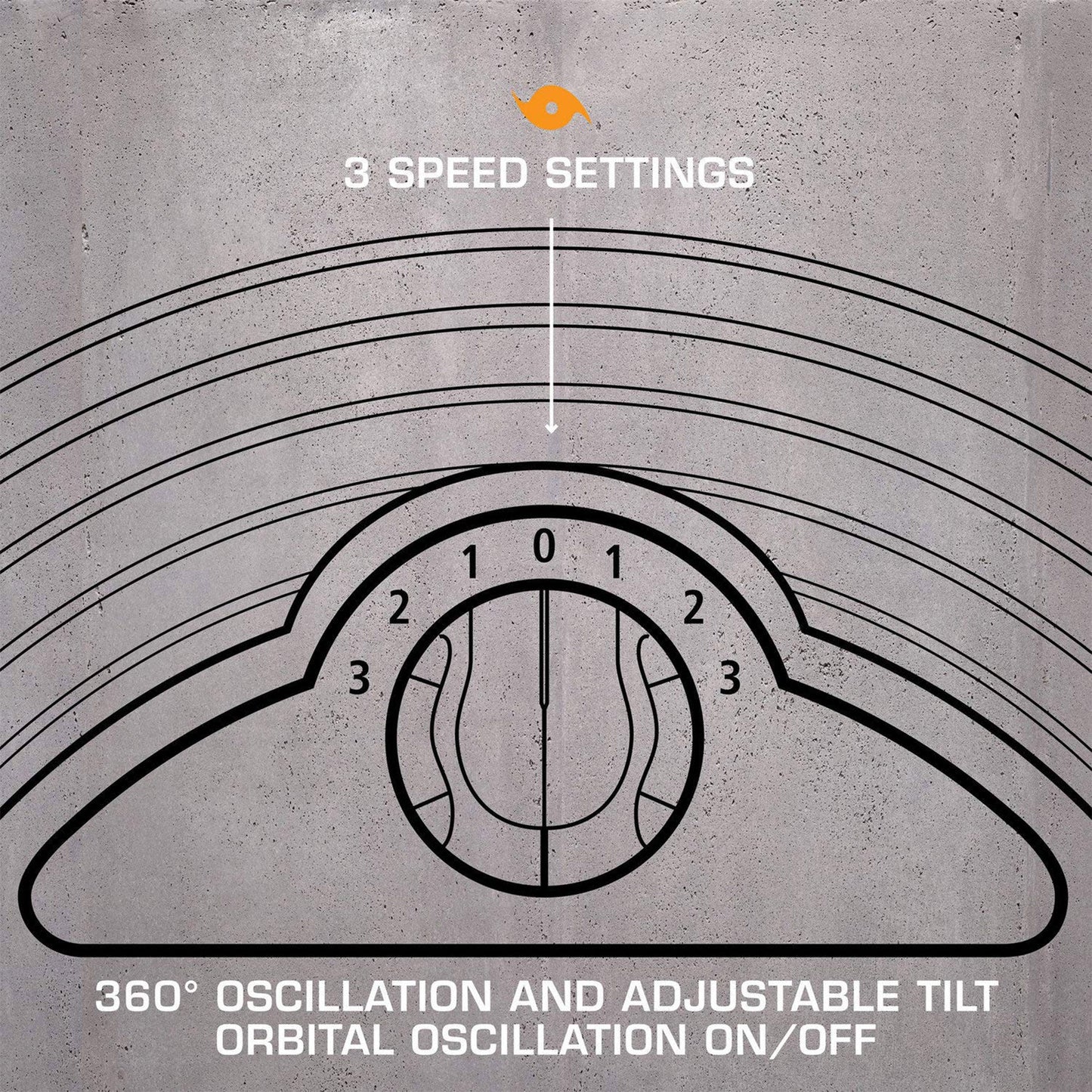 Hurricane Pro Series 16" High Velocity Metal Orbital Floor Fan, Black (2 Pack)