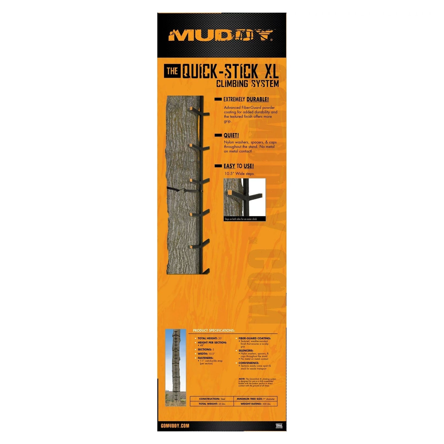 Muddy Quick Stick XL, Climbing Stick Tree Climbing Gear for Deer Stands & Blinds