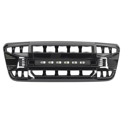 AMERICAN MODIFIED Armor Grille Compatible with 2004-08 Ford F150, Glossy Black - Find Fresh Goods
