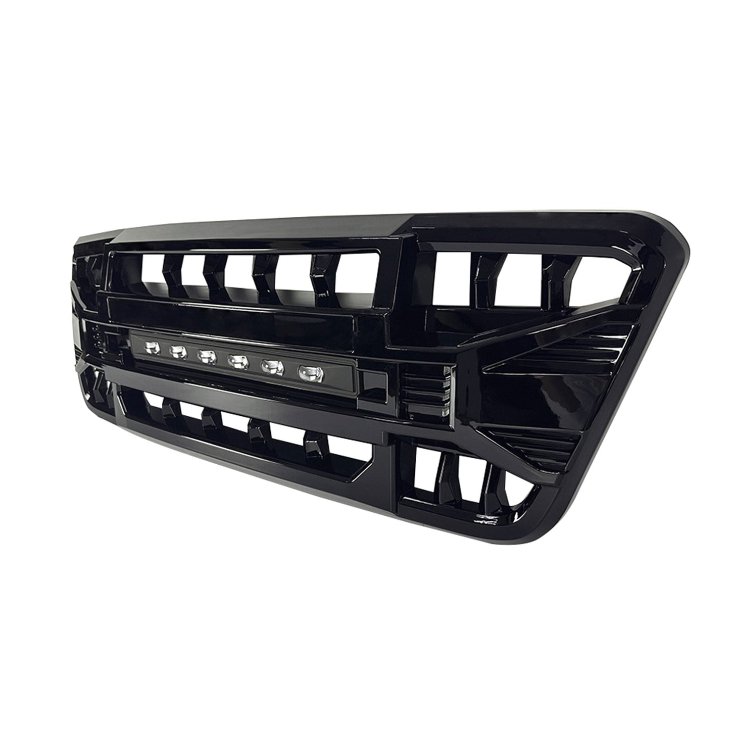AMERICAN MODIFIED Armor Grille Compatible with 2004-08 Ford F150, Glossy Black - Find Fresh Goods