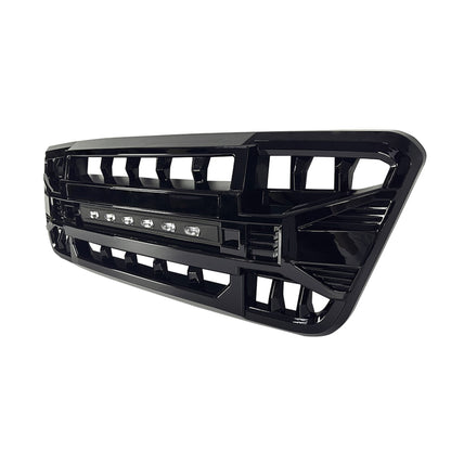 AMERICAN MODIFIED Armor Grille Compatible with 2004-08 Ford F150, Glossy Black - Find Fresh Goods