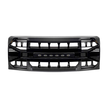 AMERICAN MODIFIED Armor Grille Compatible with 2009-2014 Ford F150, Glossy Black