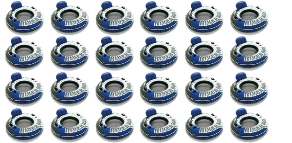Intex River Run 1 Inflatable Floating Tube Raft for Lake, Pool, Ocean (24 Pack)