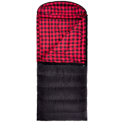 TETON Sports Celsius XXL 0 Degree Right Zipper Sleeping Bag for Camping, Black