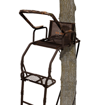 Big Game Warrior DXT 17' Portable Hunting Outside Tree Stand Ladder (2 Pack)