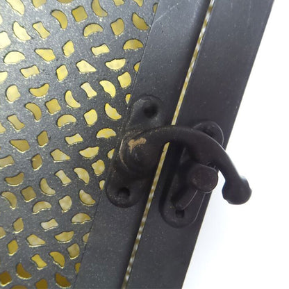 Four Seasons Courtyard 16 Inch Battery Powered 20 LED Filigree Lantern, 2 Pack