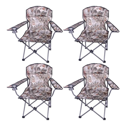 Four Seasons Courtyard Oversized Polyester Arm Chair w/Durable Steel Frame, Camo