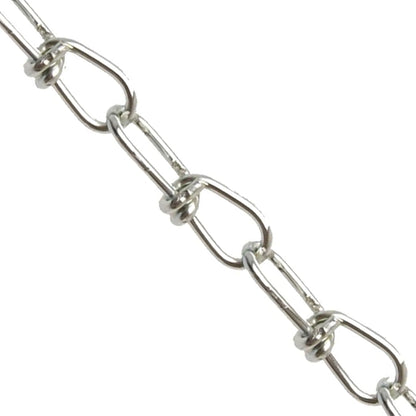 Campbell Chain & Fittings Steel Zinc Plated Inco Double Loop Chain Square Pail