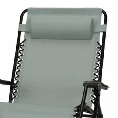 Four Seasons Courtyard Sunny Isles XL Steel Zero Gravity Chair, Green (3 Pack)