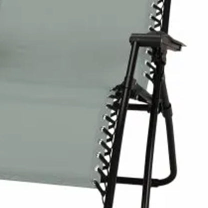 Four Seasons Courtyard Sunny Isles XL Steel Zero Gravity Chair, Green (3 Pack)