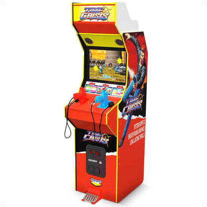 Arcade1Up 17" Screen Multiplayer TIME Crisis Arcade Machine w/ Stand Up Cabinet