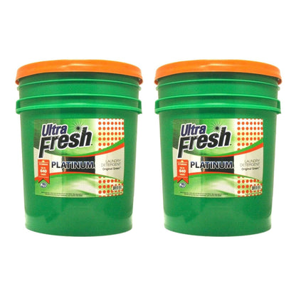 Ultra Fresh 3X Platinum 5 Gallon Laundry Detergent, Up to 640 Loads (2 Pack)