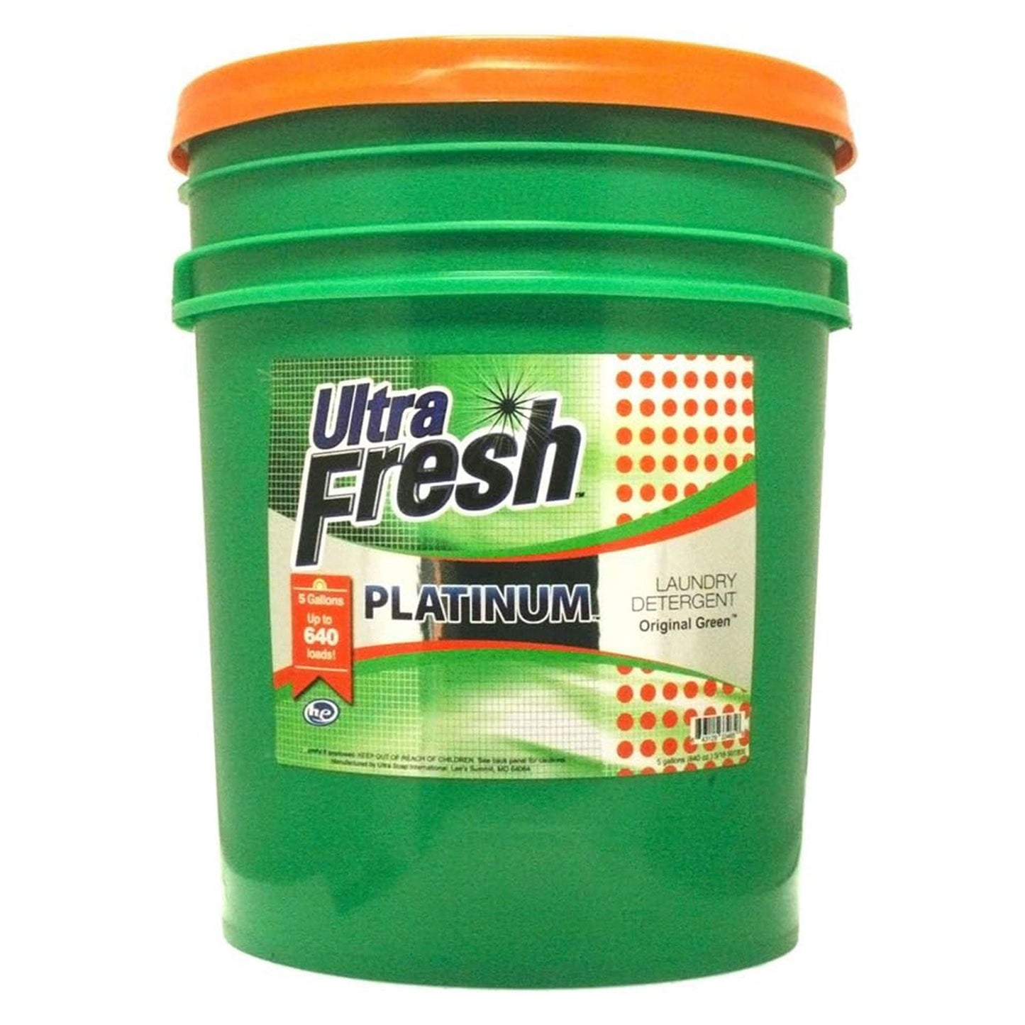 Ultra Fresh 3X Platinum 5 Gallon Laundry Detergent, Up to 640 Loads (2 Pack)