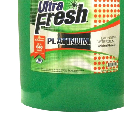 Ultra Fresh 3X Platinum 5 Gallon Laundry Detergent, Up to 640 Loads (2 Pack)