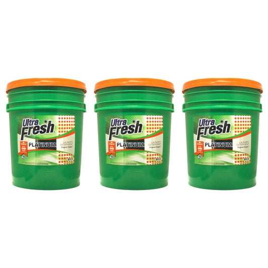 Ultra Fresh 3X Platinum 5 Gallon Laundry Detergent, Up to 640 Loads (3 Pack)