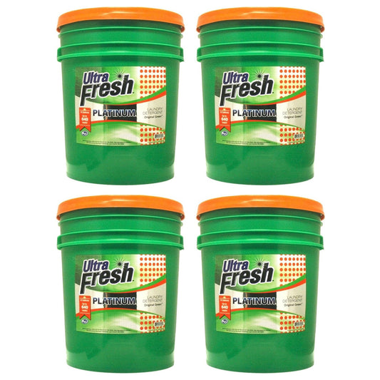 Ultra Fresh 3X Platinum 5 Gallon Laundry Detergent, Up to 640 Loads (4 Pack)