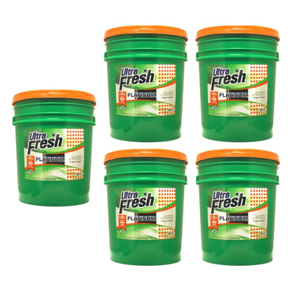 Ultra Fresh 3X Platinum 5 Gallon Laundry Detergent, Up to 640 Loads (5 Pack)