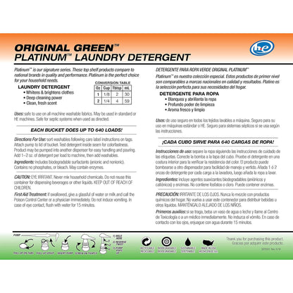 Ultra Fresh 3X Platinum 5 Gallon Laundry Detergent, Up to 640 Loads (5 Pack)