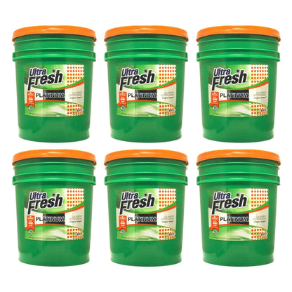 Ultra Fresh 3X Platinum 5 Gallon Laundry Detergent, Up to 640 Loads (6 Pack)