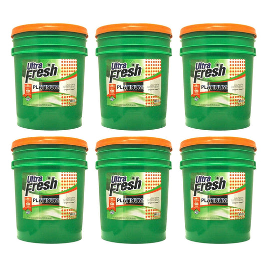Ultra Fresh 3X Platinum 5 Gallon Laundry Detergent, Up to 640 Loads (6 Pack)