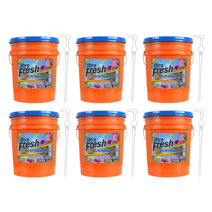 Ultra Fresh 6X Platinum 5 Gal Detergent with Spring Fresh Softener (6 Pack)