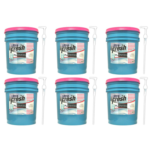 Ultra Fresh Platinum 5 Gal Spring Fresh Fabric Softener Up to 640 Loads (6 Pack)