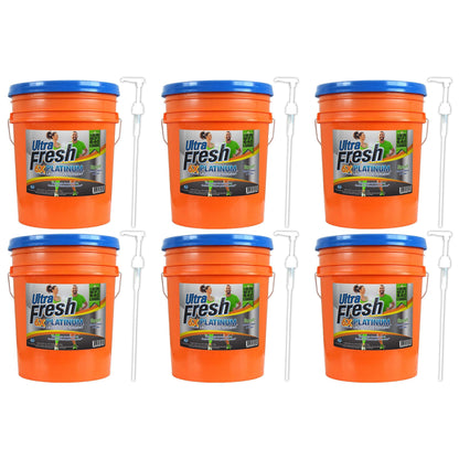 Ultra Fresh 6X Platinum 5 Gal Sport Laundry Detergent, Up to 640 Loads (6 Pack)