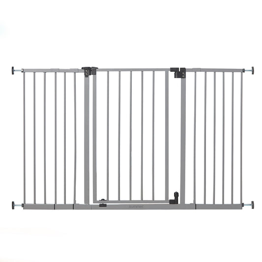 Ingenuity Summer Infant Central Station Stairway Safety Pet & Baby Gate, Gray