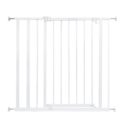 Ingenuity Ozzy & Kazoo 36” Tall Walk Through Dog Gate For Doorway or Stairway