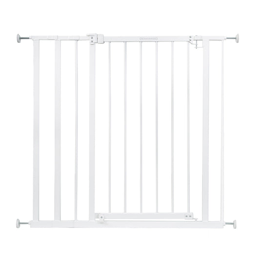 Ingenuity Ozzy & Kazoo 36” Tall Walk Through Dog Gate For Doorway or Stairway