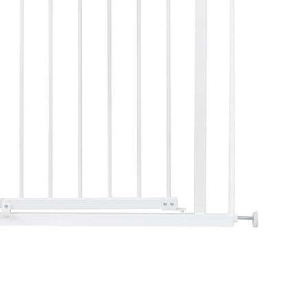 Ingenuity Ozzy & Kazoo 36” Tall Walk Through Dog Gate For Doorway or Stairway