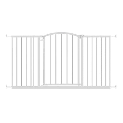 Ozzy & Kazoo 30 Inch Tall Wide Walk Through Dog Gate For Doorways and Stairways