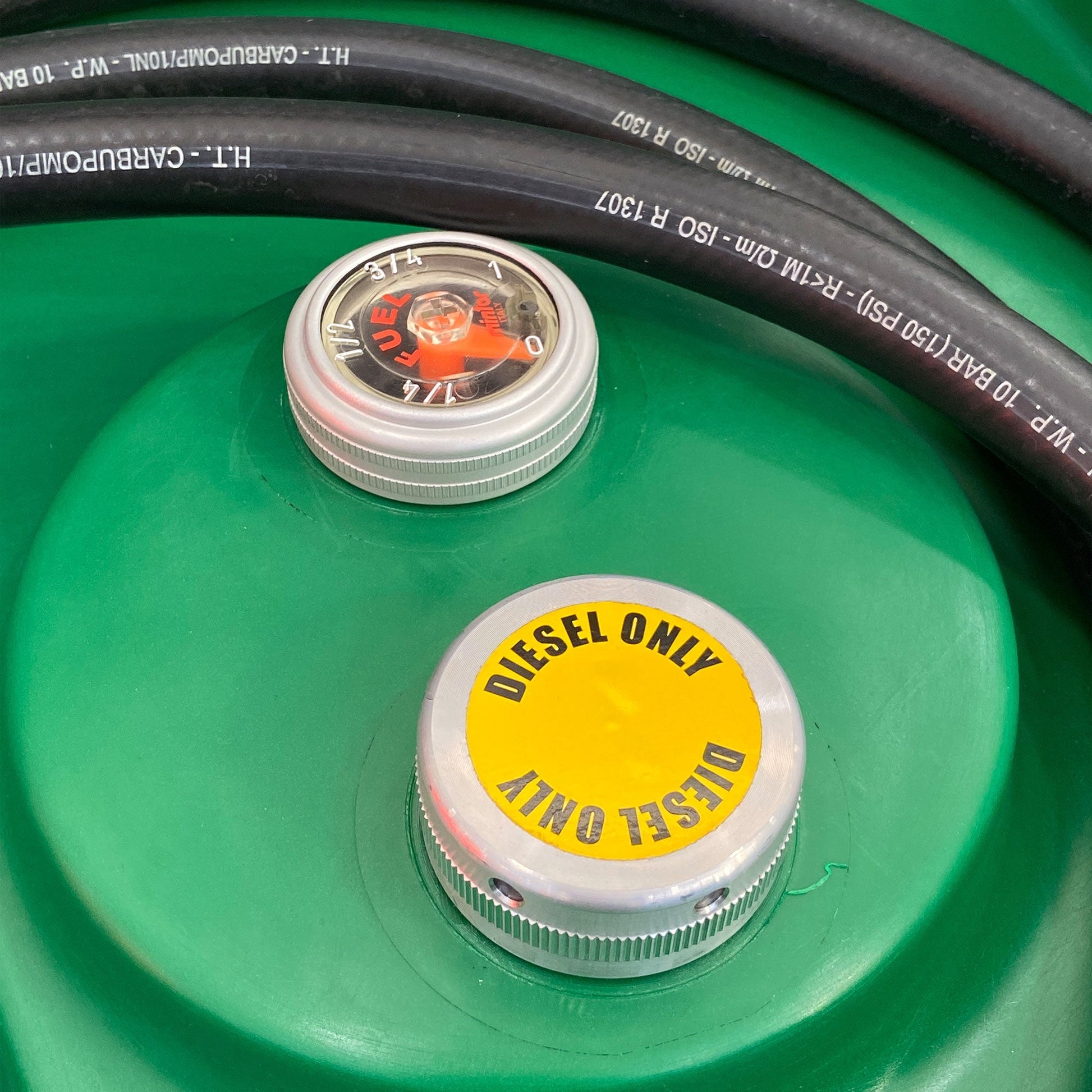 AM-TANK 116 Gal Portable Diesel Tank w/ Electric Transfer Pump & Storage, Green - Find Fresh Goods