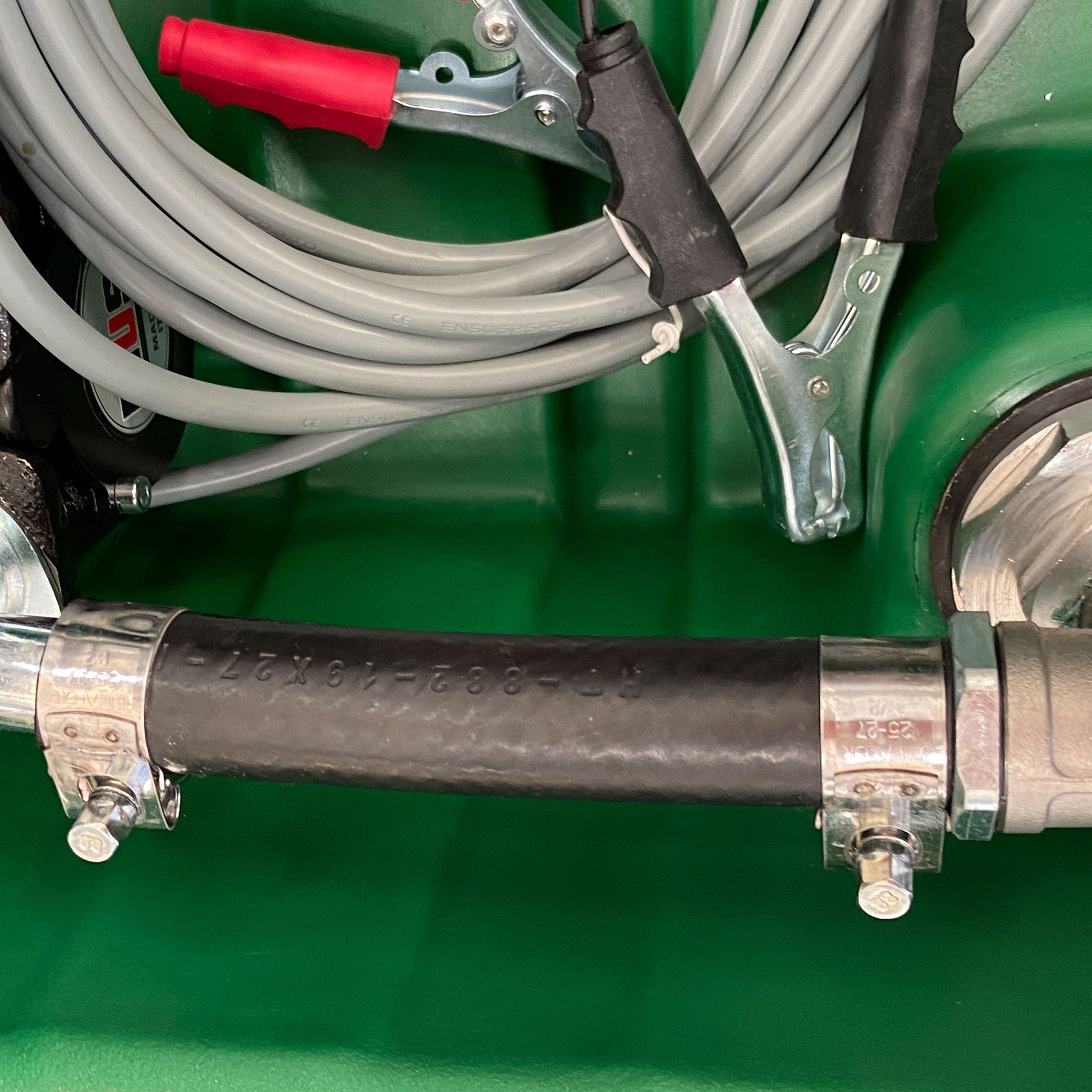 AM-TANK 116 Gal Portable Diesel Tank w/ Electric Transfer Pump & Storage, Green - Find Fresh Goods