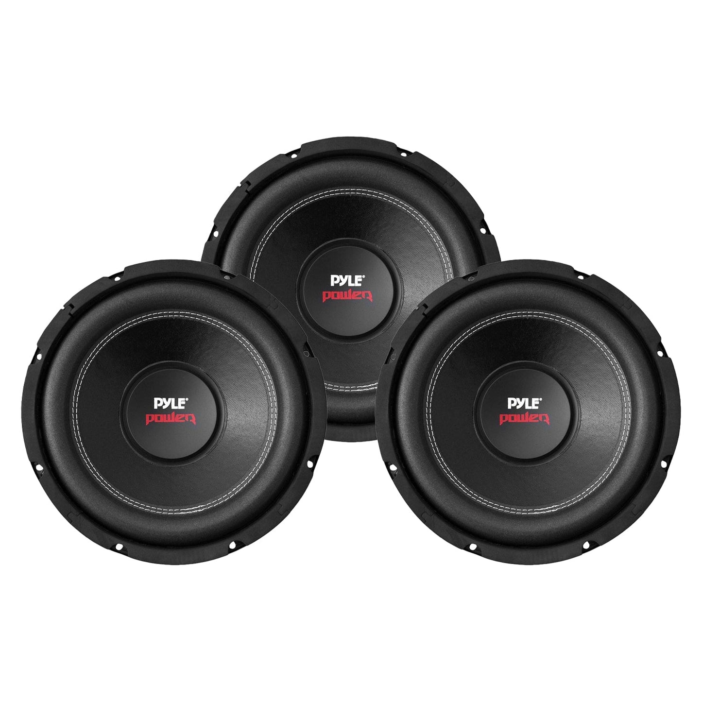Pyle PLPW15D 15-inch 2000 Watt 4-Ohm DVC Power Car Audio Subwoofer (3 Pack) - Find Fresh Goods
