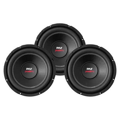 Pyle PLPW15D 15-inch 2000 Watt 4-Ohm DVC Power Car Audio Subwoofer (3 Pack) - Find Fresh Goods
