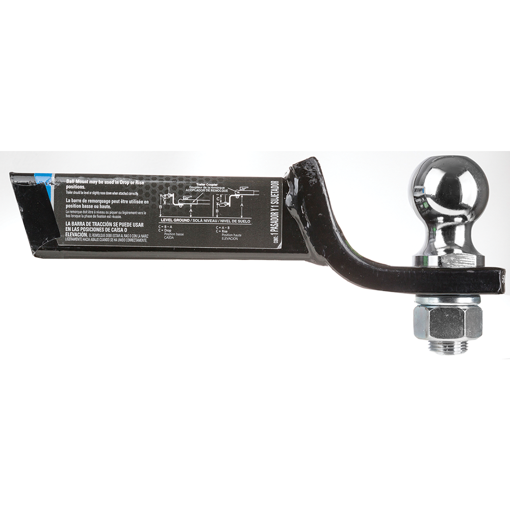 Reese Towpower 21536RAK Universal 2" Drop Trailer Hitch Starter Ball Mount Kit - Find Fresh Goods