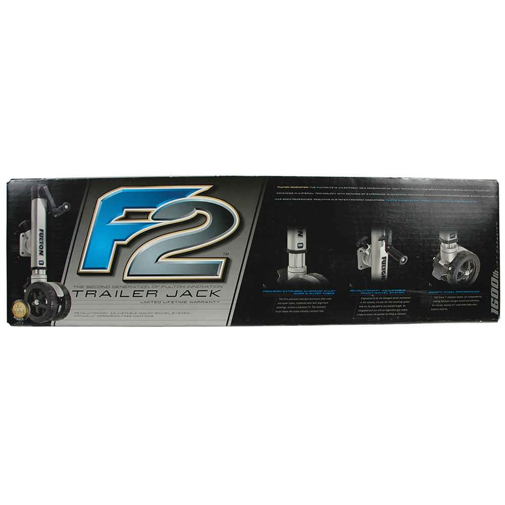 Fulton 1413020134 1,600 Pound Bolt/Weld On F2 Trailer Tongue Jack, Twin Track - Find Fresh Goods