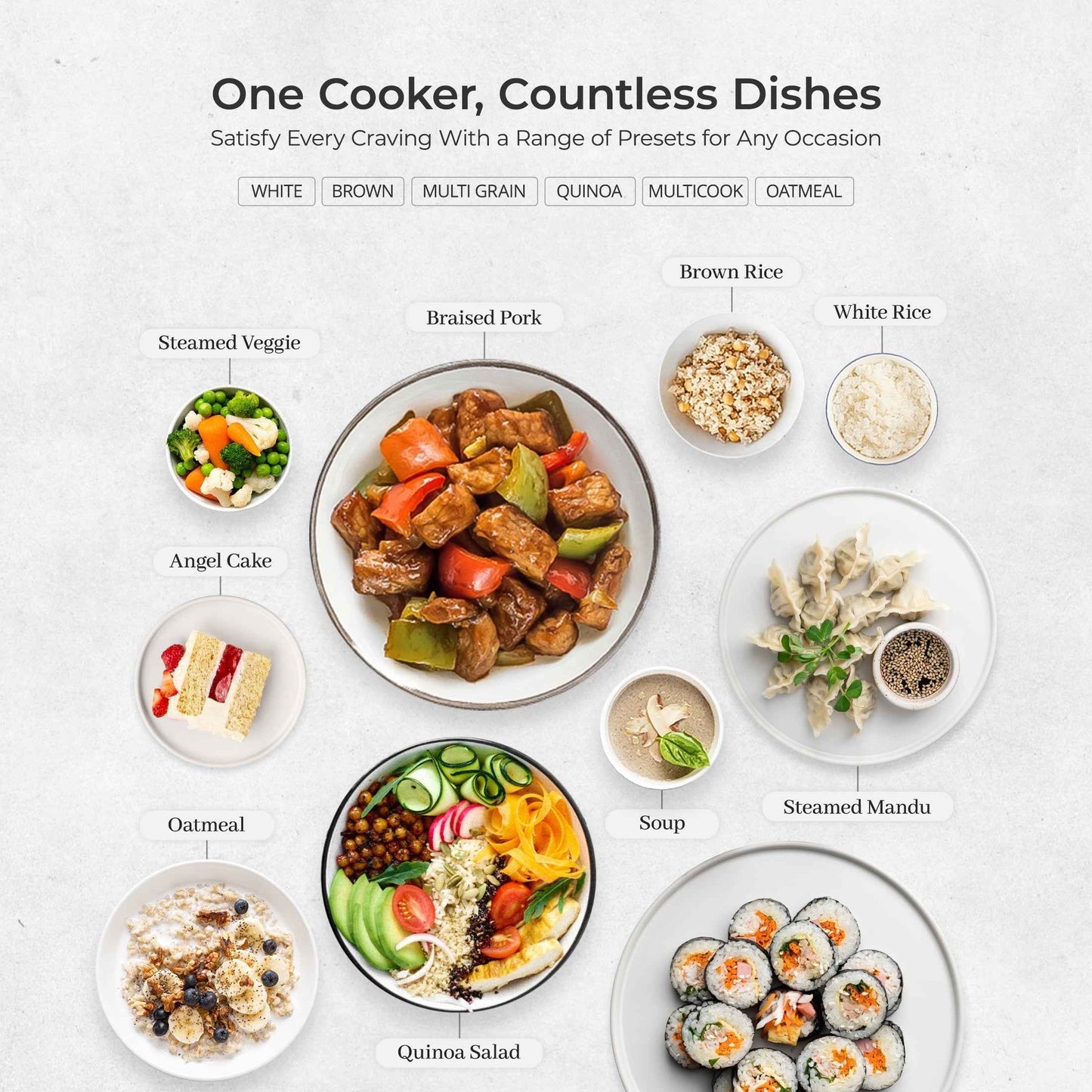 Cuckoo Rice Cooker & Warmer 6-Cup Smart Fuzzy Logic Nonstick Inner Pot (CR-0375FG)