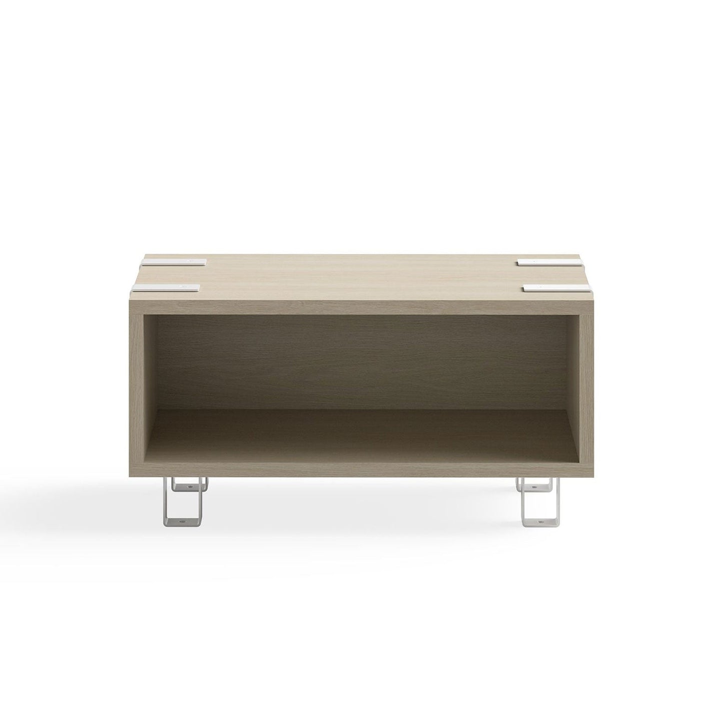 Safco 17.25 Inch Tall Wooden Ready Home Office Stackable Storage Cabinet, Beige