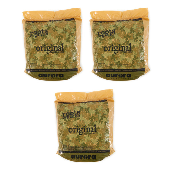 Roots Organics ROD75 Hydroponic Gardening Fiber Potting Soil .75 Cu Ft (3 Pack)