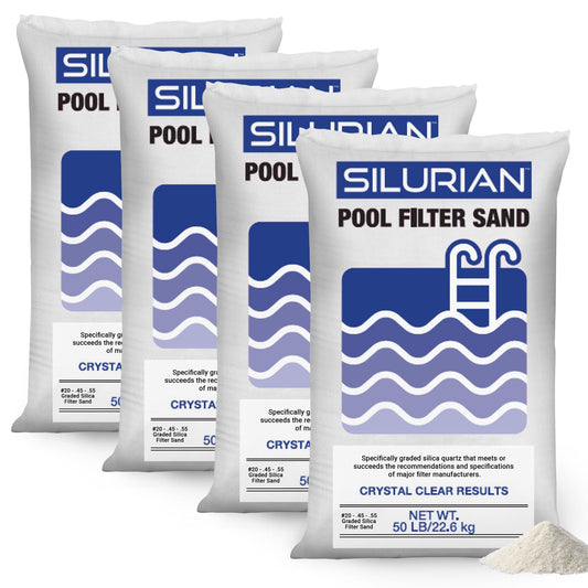 U.S. Silica 4 Pack SILURIAN 20 Grade Pool Filter Sand for Optimal Filtration