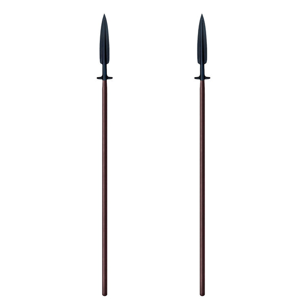 Cold Steel Medium Carbon SK 5 Steel Boar Hunting Spear with Ex Sheath (2 Pack)