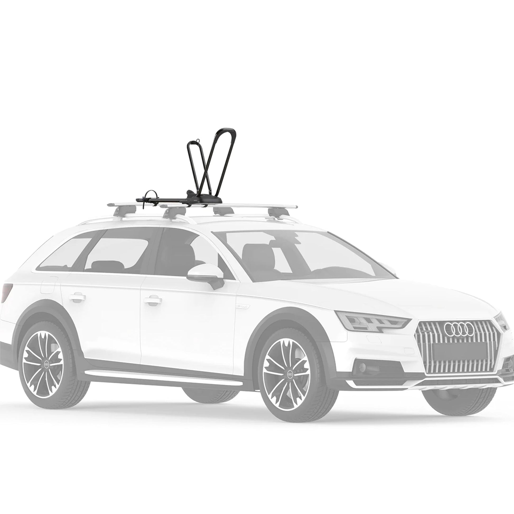 Yakima HighRoad Rooftop Upright Bike Mount with TorqueRight Knob and Tray, Black - Find Fresh Goods